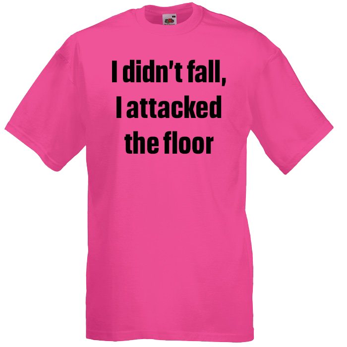 I Didn't Fall, I Attacked The Floor