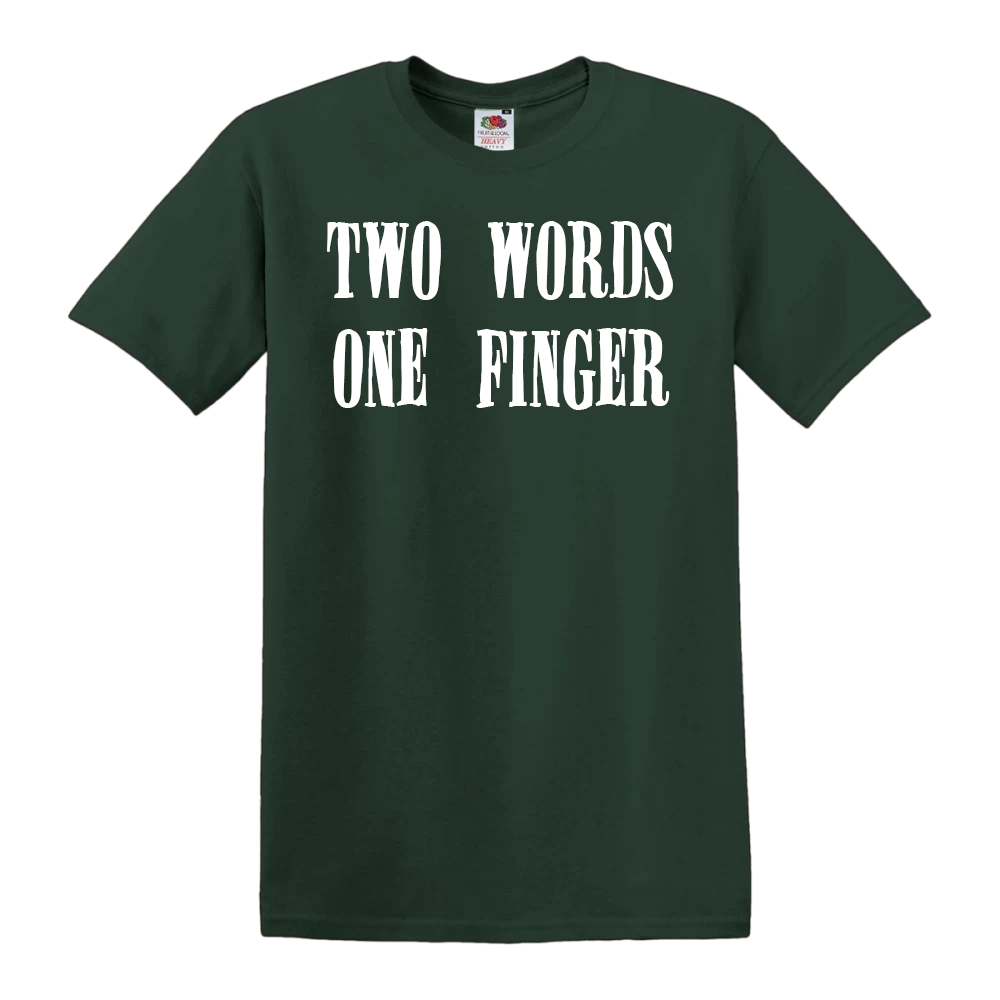 Two Words, One Finger