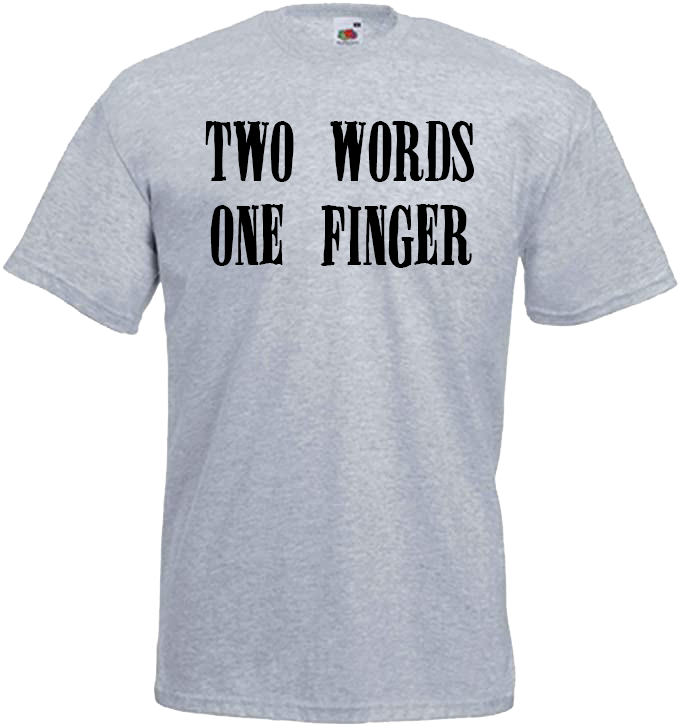 Two Words, One Finger