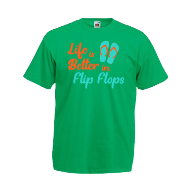 Life is Better in Flip Flops - Summer
