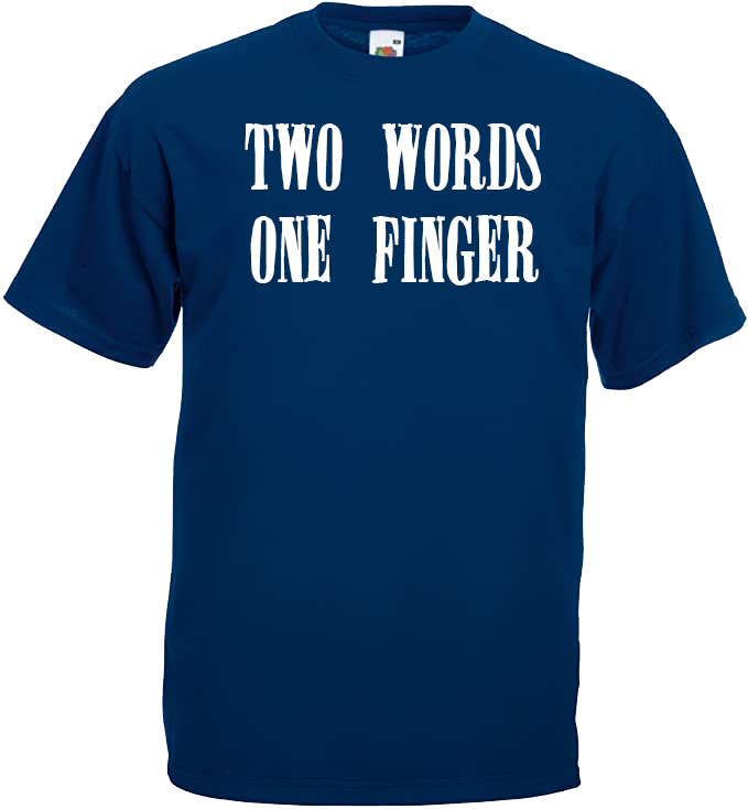Two Words, One Finger