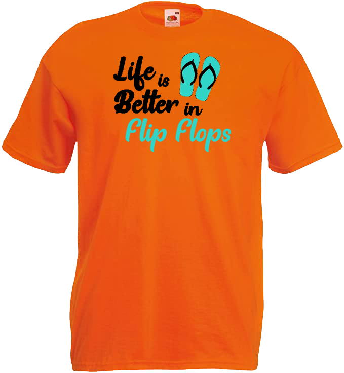 Life is Better in Flip Flops - Summer