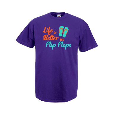 Life is Better in Flip Flops - Summer