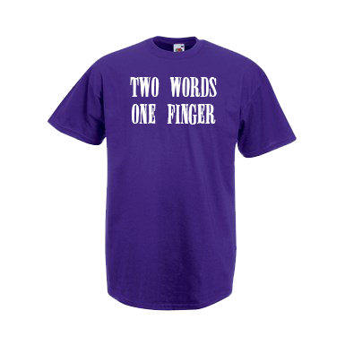 Two Words, One Finger