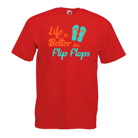 Life is Better in Flip Flops - Summer