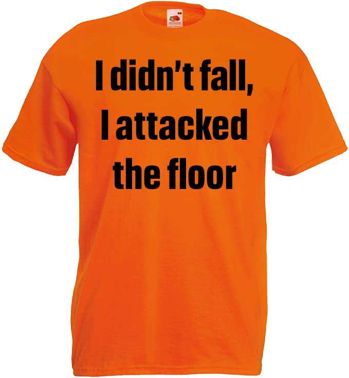 I Didn't Fall, I Attacked The Floor